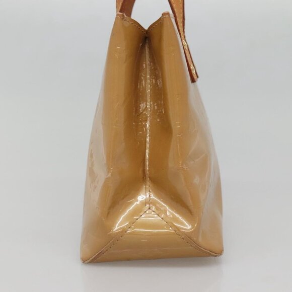 LOUIS VUITTON Monogram Vernis Reade PM Hand Bag Noisette M91334 LV Auth 134756 - Picture 4 of 16
